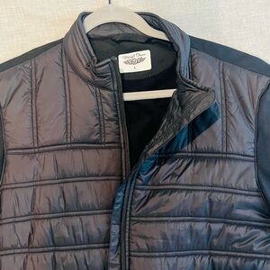 Straight Down zip up jacket. Lightweight and good for spring or fall.